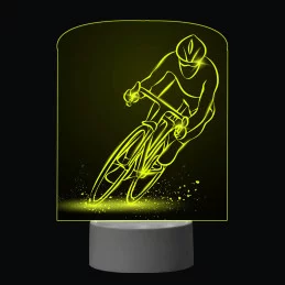 3D Dotyková lampa s diaľkovým ovládaním - CYKLISTA_2