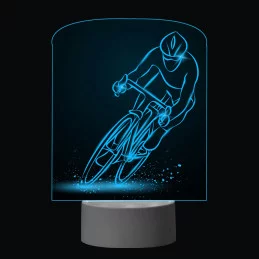 3D Dotyková lampa s diaľkovým ovládaním - CYKLISTA_2