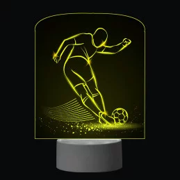 3D Dotyková lampa s diaľkovým ovládaním - FUTBAL_2