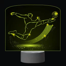 3D Dotyková lampa s diaľkovým ovládaním - FUTBAL_3