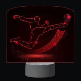 3D Dotyková lampa s diaľkovým ovládaním - FUTBAL_3