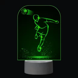 3D Dotyková lampa s diaľkovým ovládaním - FUTBAL_4