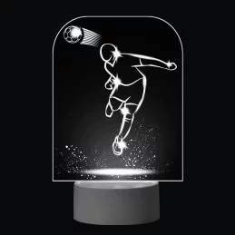 3D Dotyková lampa s diaľkovým ovládaním - FUTBAL_4