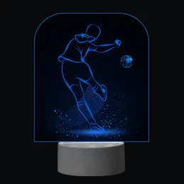 3D Dotyková lampa s diaľkovým ovládaním - FUTBAL_5