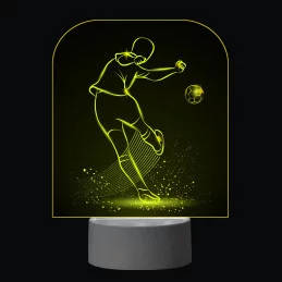 3D Dotyková lampa s diaľkovým ovládaním - FUTBAL_5
