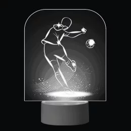 3D Dotyková lampa s diaľkovým ovládaním - FUTBAL_5