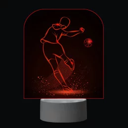 3D Dotyková lampa s diaľkovým ovládaním - FUTBAL_5
