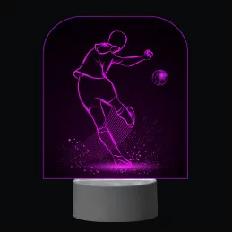 3D Dotyková lampa s diaľkovým ovládaním - FUTBAL_5