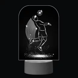 3D Dotyková lampa s diaľkovým ovládaním - FUTBAL_6