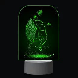 3D Dotyková lampa s diaľkovým ovládaním - FUTBAL_6