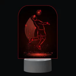 3D Dotyková lampa s diaľkovým ovládaním - FUTBAL_6