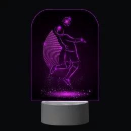 3D Dotyková lampa s diaľkovým ovládaním - FUTBAL_6