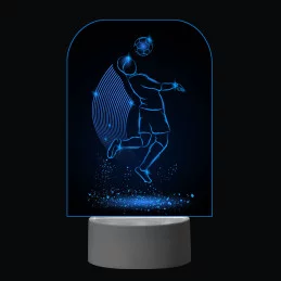 3D Dotyková lampa s diaľkovým ovládaním - FUTBAL_6