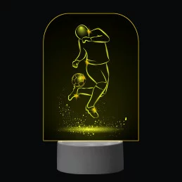 3D Dotyková lampa s diaľkovým ovládaním - FUTBAL_7