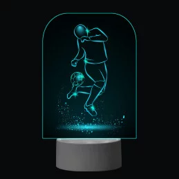 3D Dotyková lampa s diaľkovým ovládaním - FUTBAL_7
