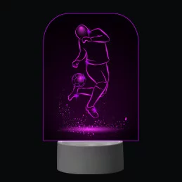 3D Dotyková lampa s diaľkovým ovládaním - FUTBAL_7