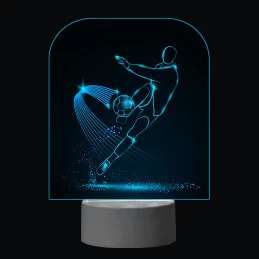 3D Dotyková lampa s diaľkovým ovládaním - FUTBAL_9