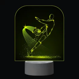 3D Dotyková lampa s diaľkovým ovládaním - FUTBAL_9