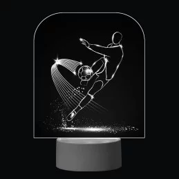 3D Dotyková lampa s diaľkovým ovládaním - FUTBAL_9