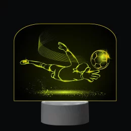 3D Dotyková lampa s diaľkovým ovládaním - FUTBAL_10