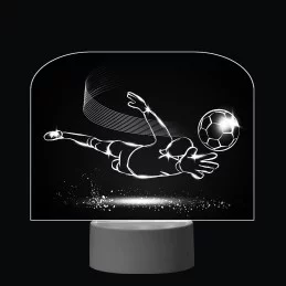 3D Dotyková lampa s diaľkovým ovládaním - FUTBAL_10