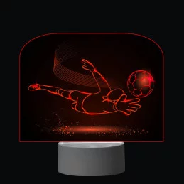 3D Dotyková lampa s diaľkovým ovládaním - FUTBAL_10