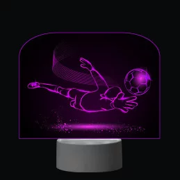 3D Dotyková lampa s diaľkovým ovládaním - FUTBAL_10