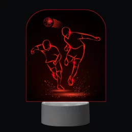 3D Dotyková lampa s diaľkovým ovládaním - FUTBAL_11