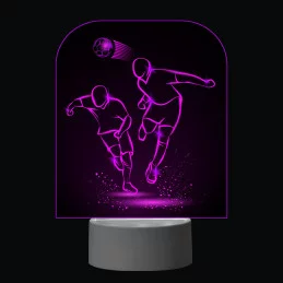 3D Dotyková lampa s diaľkovým ovládaním - FUTBAL_11