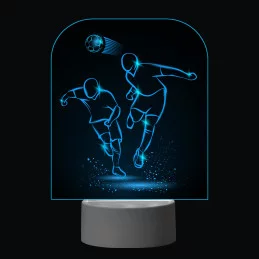 3D Dotyková lampa s diaľkovým ovládaním - FUTBAL_11