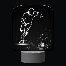 3D Dotyková lampa s diaľkovým ovládaním - FUTBAL_12