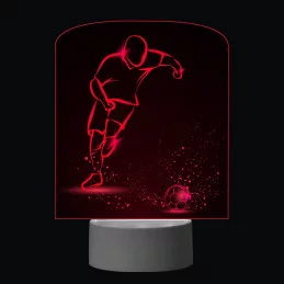 3D Dotyková lampa s diaľkovým ovládaním - FUTBAL_12