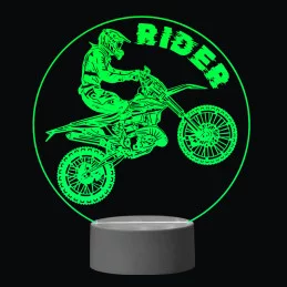 3D Dotyková lampa s...