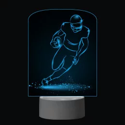 3D Dotyková lampa s diaľkovým ovládaním - RAGBY