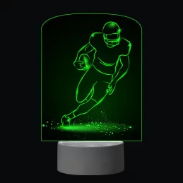 3D Dotyková lampa s diaľkovým ovládaním - RAGBY