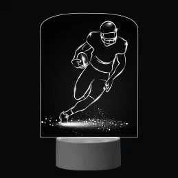 3D Dotyková lampa s diaľkovým ovládaním - RAGBY