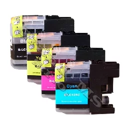 RED PRINT, sada kompatibilná s Brother LC-125XL CMY + 127XL Bk s čipom