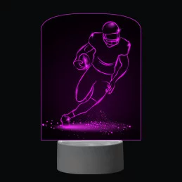 3D Dotyková lampa s diaľkovým ovládaním - RAGBY