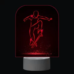 3D Dotyková lampa s...