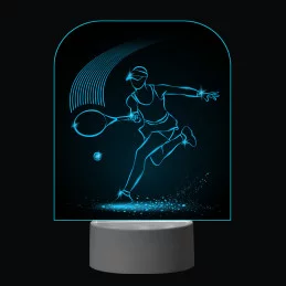 3D Dotyková lampa s diaľkovým ovládaním - TENIS