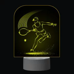 3D Dotyková lampa s diaľkovým ovládaním - TENIS