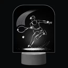 3D Dotyková lampa s diaľkovým ovládaním - TENIS
