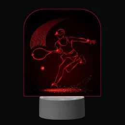 3D Dotyková lampa s diaľkovým ovládaním - TENIS