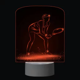 3D Dotyková lampa s diaľkovým ovládaním - TENIS_2