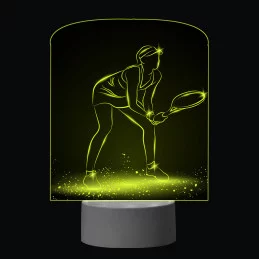 3D Dotyková lampa s diaľkovým ovládaním - TENIS_2