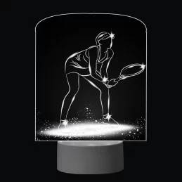 3D Dotyková lampa s diaľkovým ovládaním - TENIS_2