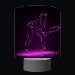 3D Dotyková lampa s diaľkovým ovládaním - TENIS_2