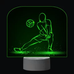 3D Dotyková lampa s diaľkovým ovládaním - VOLEJBAL