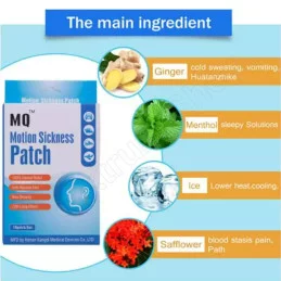 Prírodná náplasť proti nevoľnosti spôsobenej cestovaním