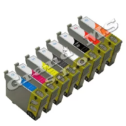 RED PRINT, sada kompatibilná s Epson T1590 - T1599 (C13T15904010 až C13T15994010)